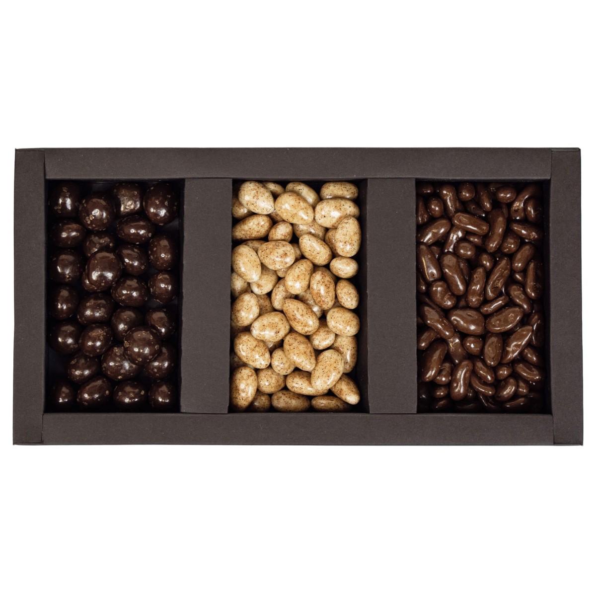 Zestaw prezentowy bombonierka - bakalie w czekoladzie